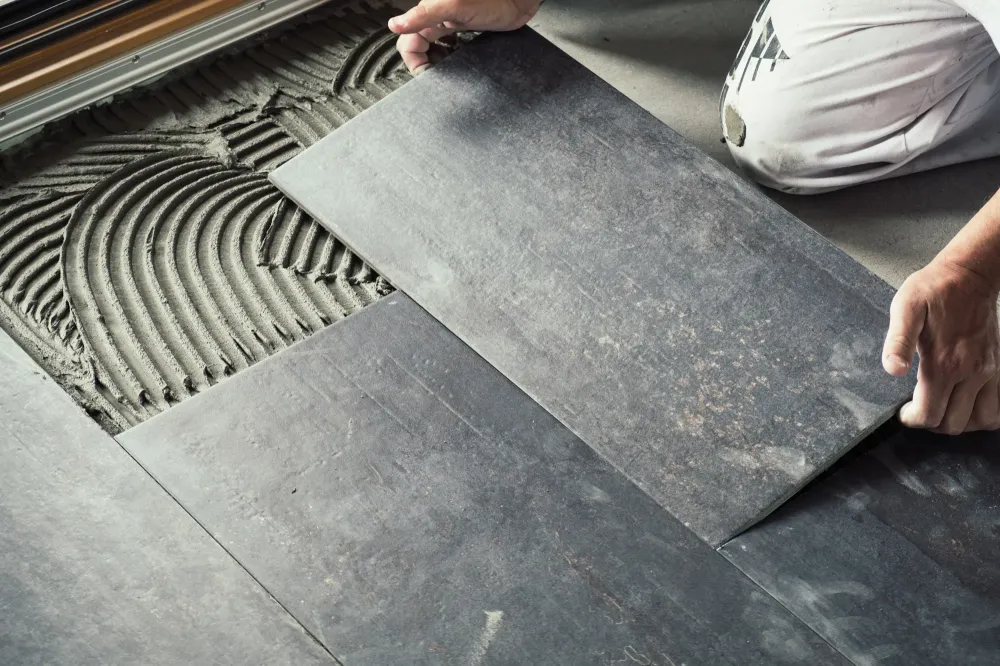 Pose de carrelage à Ligueil